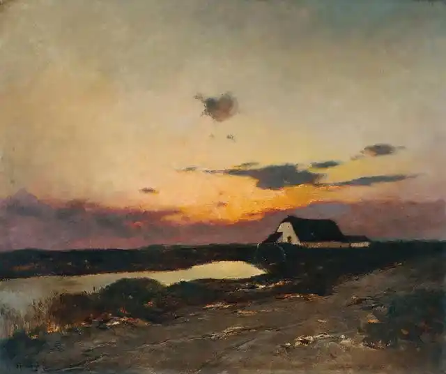 匈牙利风景画家贝拉·斯潘依风景油画作品欣赏