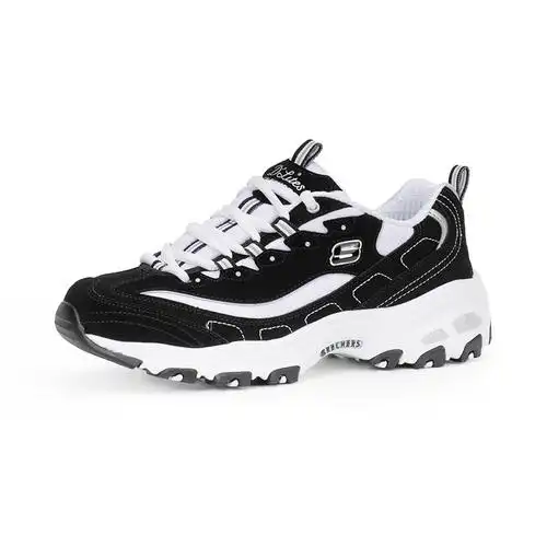 skechers斯凯奇美版厚底熊猫鞋轻便缓震复古女鞋老爹鞋dlites