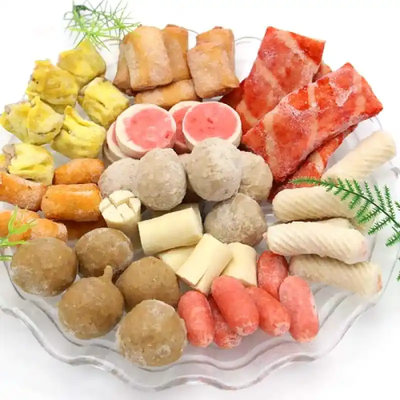 部队火锅丸子宿舍火锅伴侣麻辣烫关东煮烧烤串串食材混装组合4斤