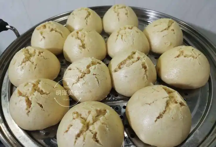 原创传统面食大碱开花馒头不但味道与众不同还有它独特的做法