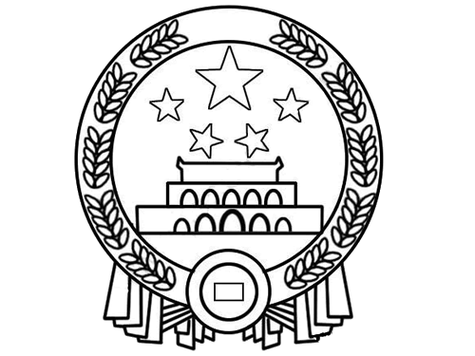 国徽图案麦穗简笔画