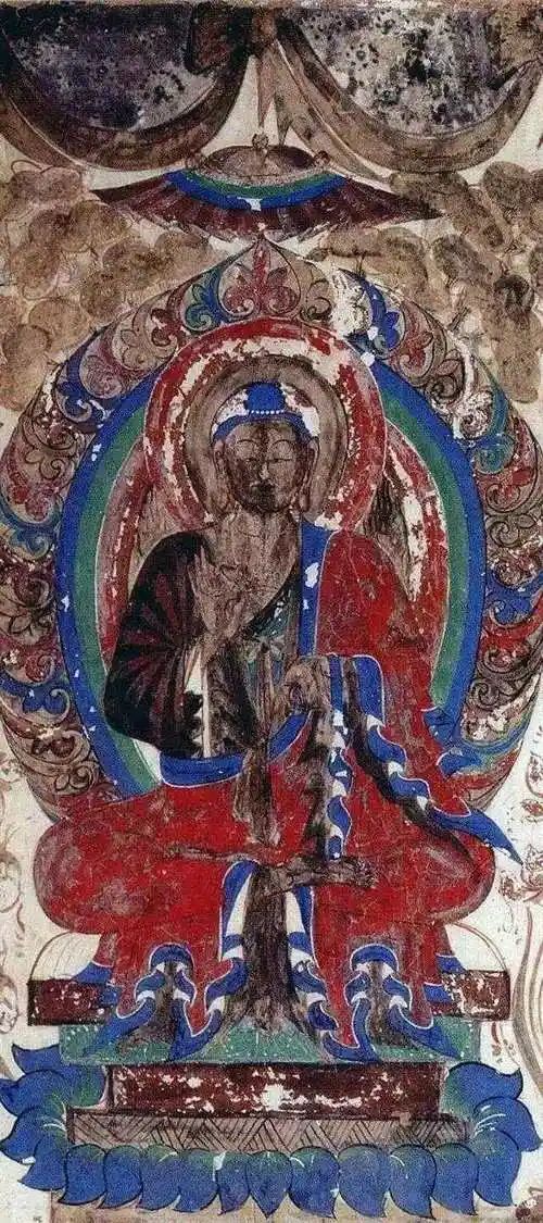 西魏莫高窟285窟《五百强盗成佛图》图卷