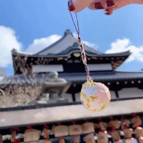 日本清水寺樱花铃铛御守浅草寺可爱水琴铃日礼物包挂件