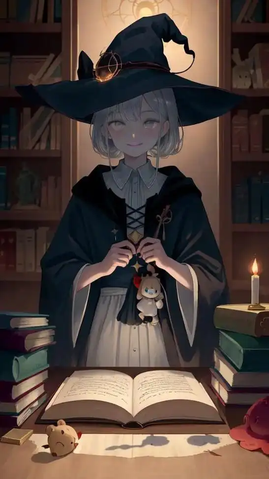 魔法学院 #插画 #画画 #二次元 #ai绘画 # - 抖音