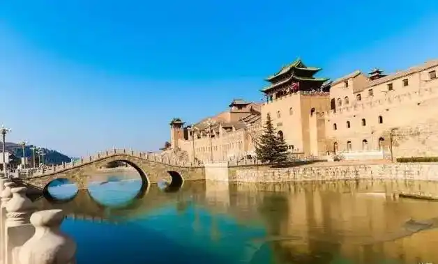 湘峪古堡,"中国北方乡村第一明代古城堡",依山就势,规模宏伟