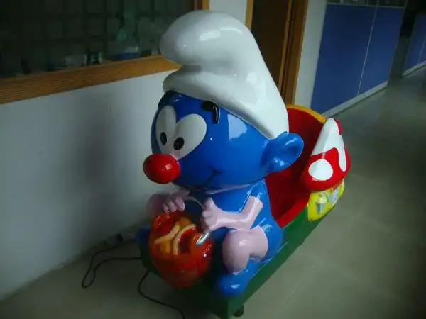 3d互动屏蓝精灵摇摆机摇摆机厂家3d摇摇玩具批发深圳摇摆机