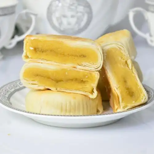 买2送5包邮!越南进口零食特产新华园榴莲饼新鲜榴莲酥糕点400g袋