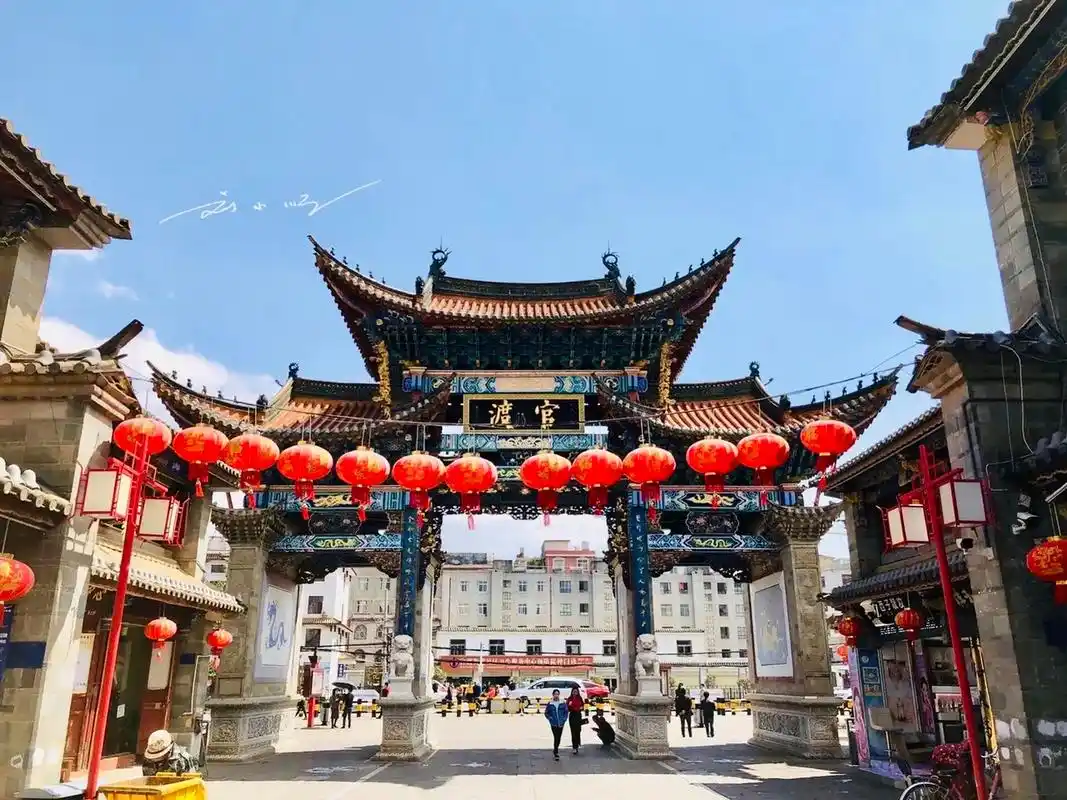 97云南昆明官渡古镇是一处有着悠久历史和独特文化的古镇.