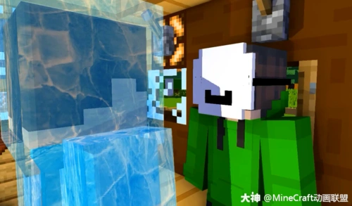 我的世界动画-dream遇上史蒂夫_来自大神我的世界圈子_minecraft动画