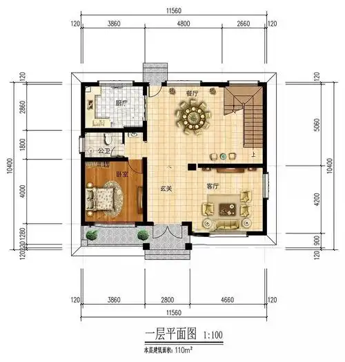 别墅设计-乡村房子设计图-农村自建房设计图-轩鼎房屋图纸网
