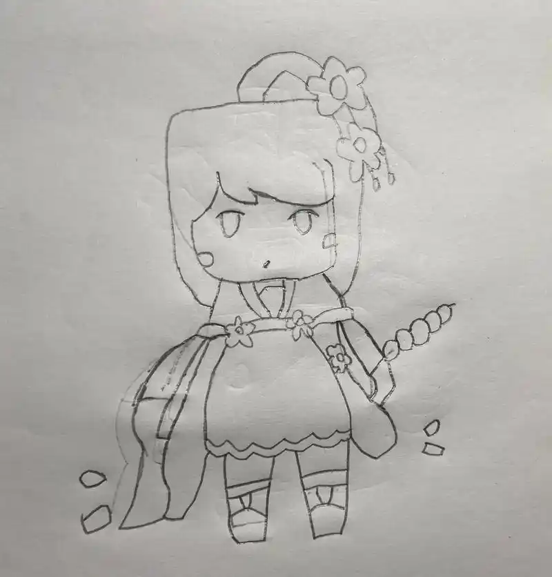 迷你世界 #动漫人物绘画 - 抖音