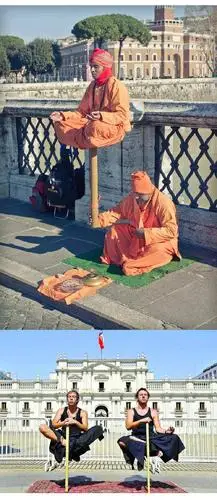 印度悬浮术,让我们来看看那些在欧洲广场上的神秘表演艺术
