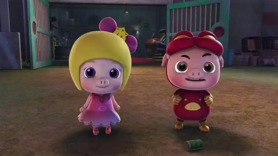 菲菲鼓励猪猪侠,猪猪侠重拾自信要打怪兽