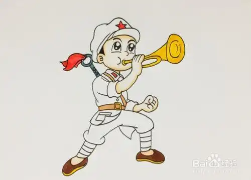 革命英雄怎么画