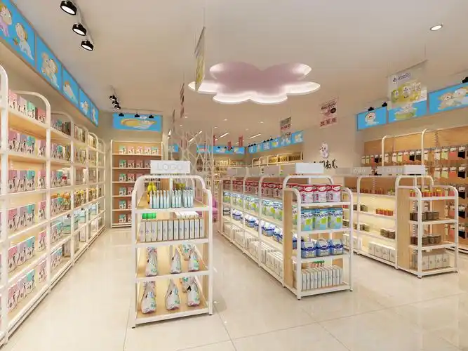 母婴店装修设计效果图母婴店装修样板间图片二层190平米