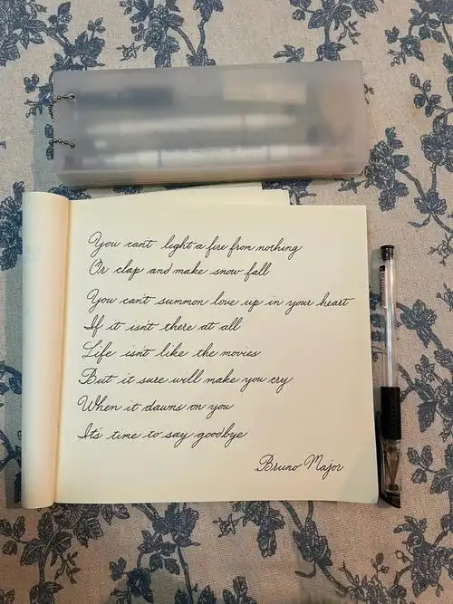 手写花体英文练习toletagoodthingdie