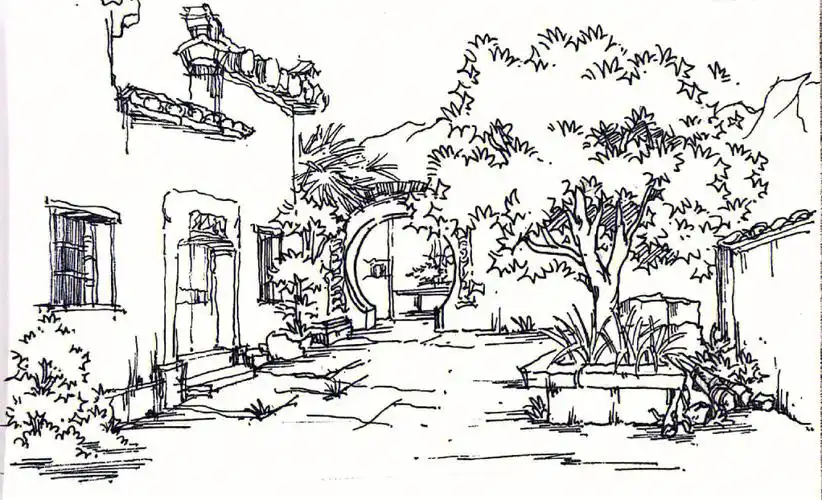 徽派建筑速写随笔