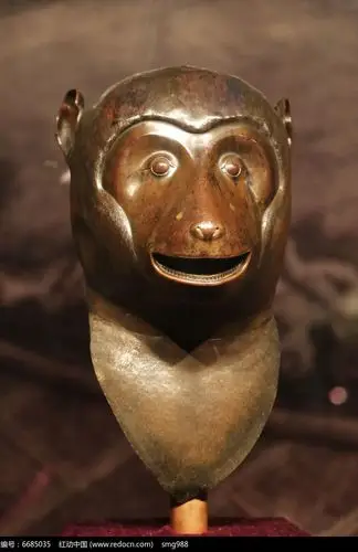 清代圆明园猴首铜像