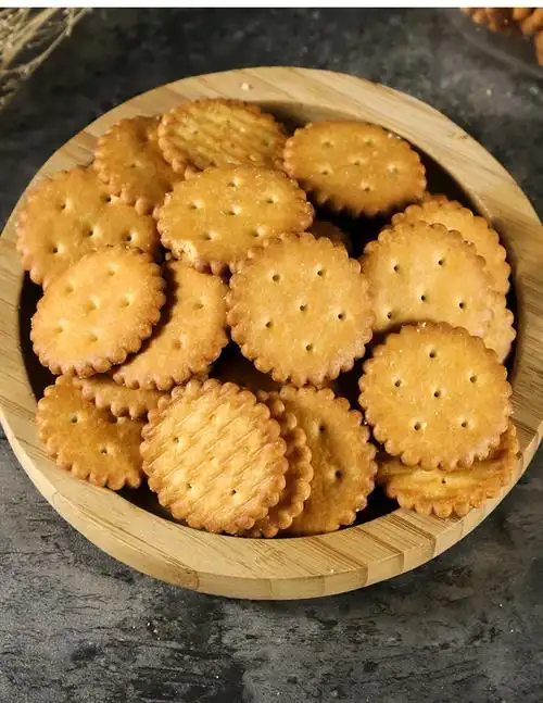 台湾进口台贺小奇福饼干原味岩盐小圆饼干雪花酥原料烘焙原料3kg