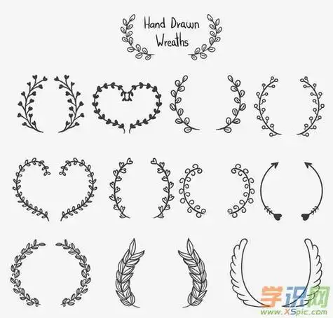 花边框简笔画玫瑰花边框简笔画