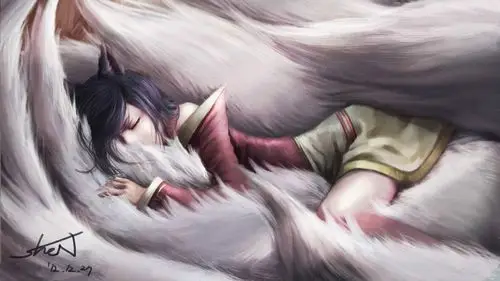 求这张九尾妖狐的高清壁纸,谢谢啦