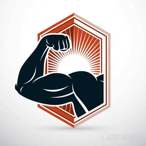 运动手臂徽标