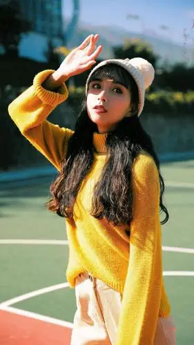 壁纸|清纯美女壁纸 网红壁纸 背景图