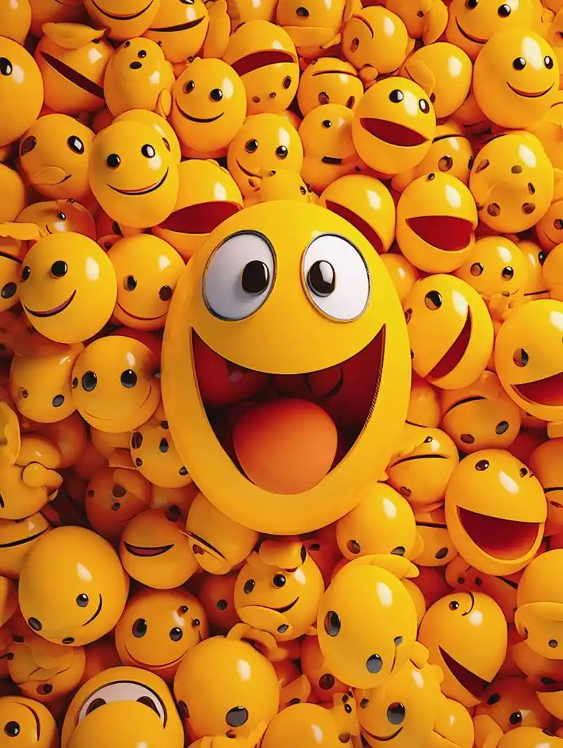 4k高清壁纸|超治愈的笑脸表情壁纸 04 96送给你们,不谢 96 在这个
