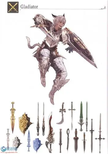 最终幻想14游戏原画设定集限定版