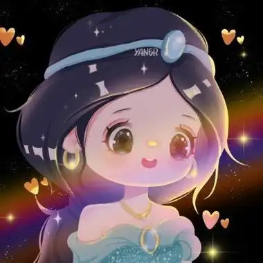 q版手绘迪士尼公主头像