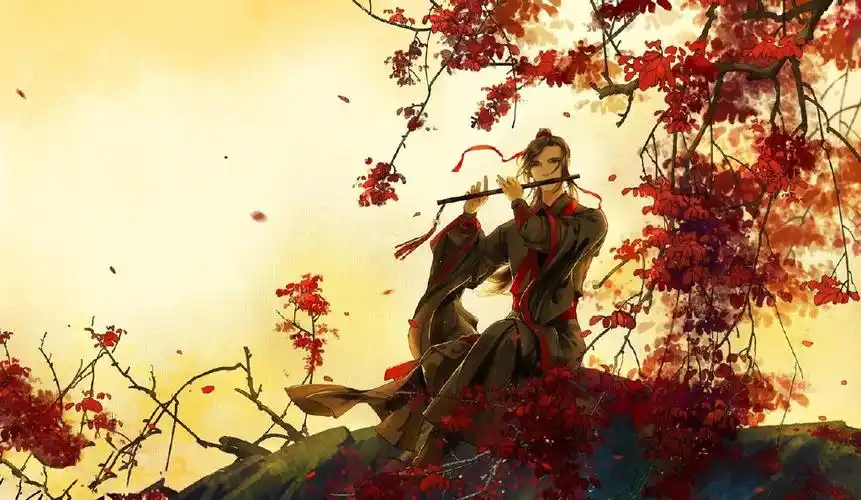 魔道祖师图片电脑壁纸,魏无羡蓝忘机壁纸高清图集