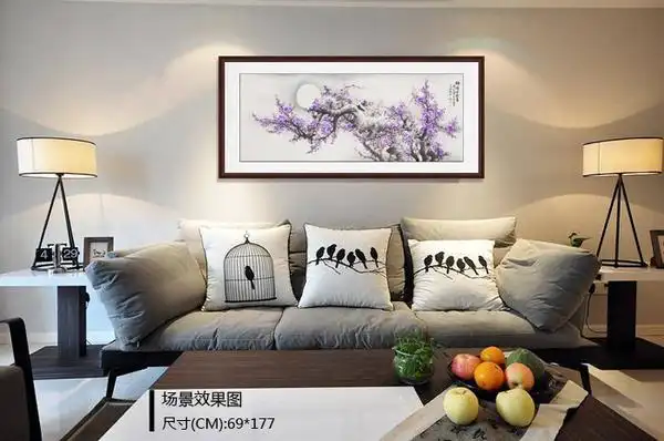 客厅挂画效果图2017客厅挂画盛宴大全欣赏