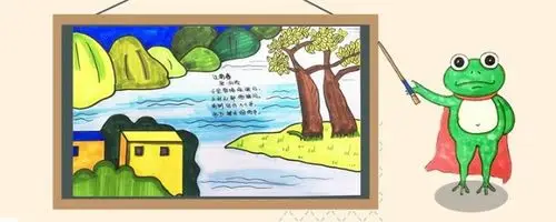 樱桃园镇中心幼儿园大班"停课不停学"活动六十四 古诗《江南春》