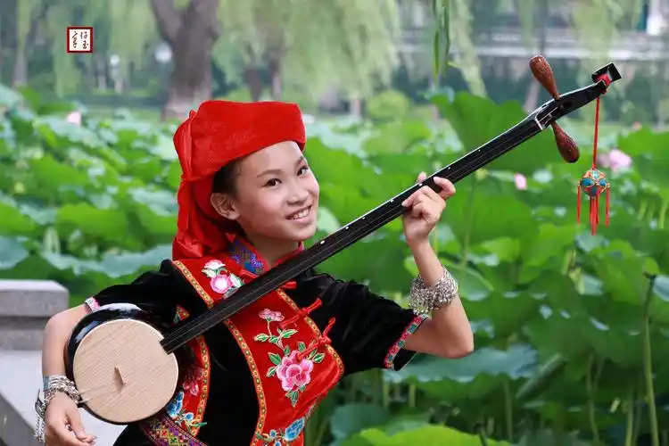广西 天琴郎 非遗天琴艺术团游陶然亭公园
