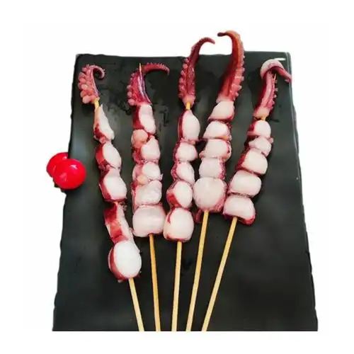 龙昌章鱼足串凤舞海鲜烧烤铁板八爪鱼串冷冻半成品40g*20串/包