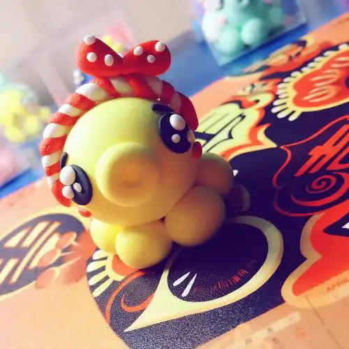 超轻粘土章鱼小萌物