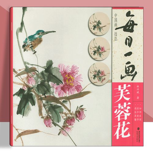 工笔水墨国画册花鸟画册页步骤演示文字解析芥子园画谱初学者临摹教程
