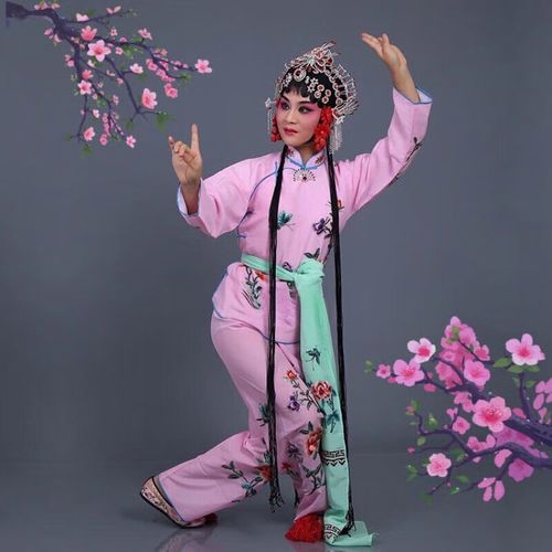 橦舟渡戏曲服装花旦戏服全套一整套丫鬟小旦衣小衣包袄裙裤演出服