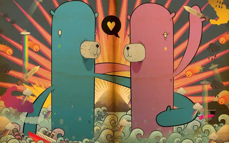 poked studio 潮流插画设计壁纸16 - 2560x1600