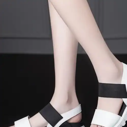 原创上脚舒适时尚的平底凉鞋百搭洋气伴你度过一个惬意凉爽的夏季