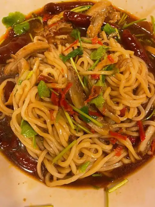 麻辣自制爆肚面