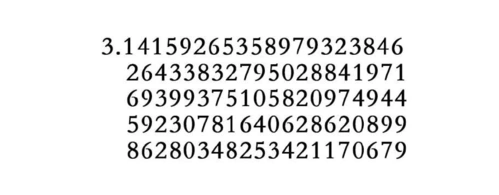 圆周率100位