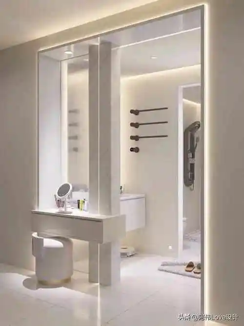 二十款今年很火的卫生间玻璃砖隔断