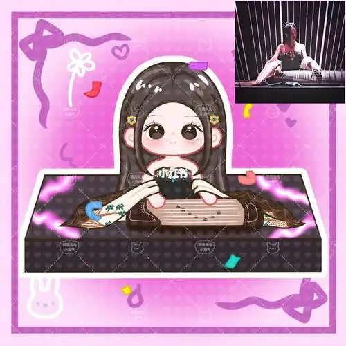 饭圈设计blackpink金智秀jisooq版立牌