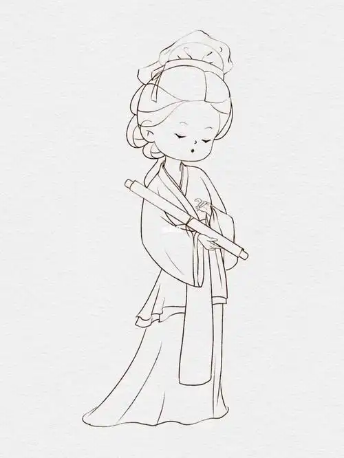 q版萌萌古风美女