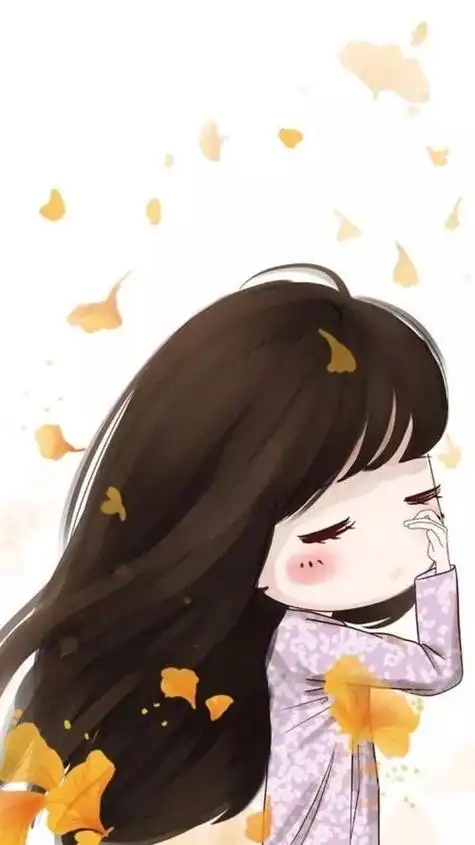 可爱的小薇头像美图女生壁纸锁屏萌萌图插画