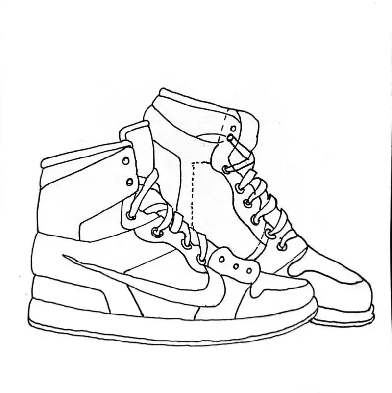 创意美术运动鞋