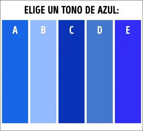 5. 选择一种蓝色调.