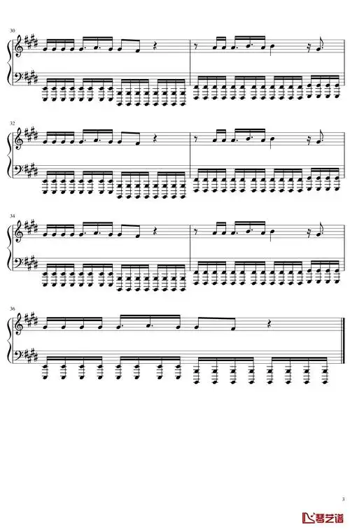 east of eden钢琴谱-zella day3