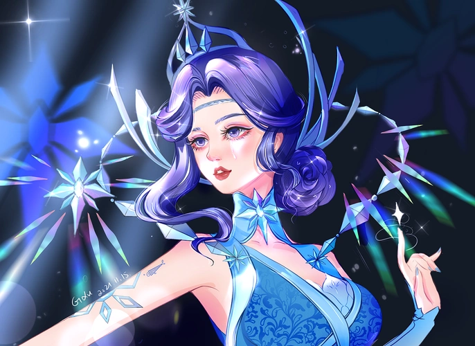 王者荣耀甄姬|插画|游戏原画|是鱼崽崽 - 原创作品 - 站酷 (zcool)